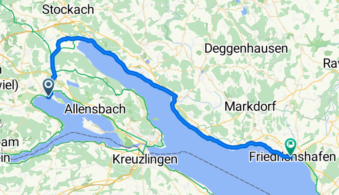 Von Radolfzell am Bodensee bis Friedrichshafen