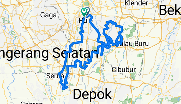 Jalan Iskandarsyah Raya No.1A to Jalan Melawai Raya