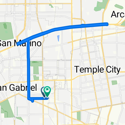 Santa Fe Ave, San Gabriel to S Gladys Ave, San Gabriel