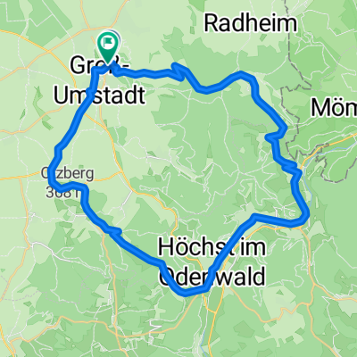 Ziegelwaldweg, Groß-Umstadt nach Ziegelwaldweg, Groß-Umstadt