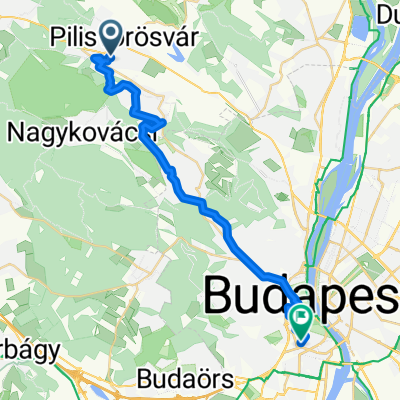 Görgey Artúr utca, Pilisvörösvár - Ábel Jenő utca, Budapest