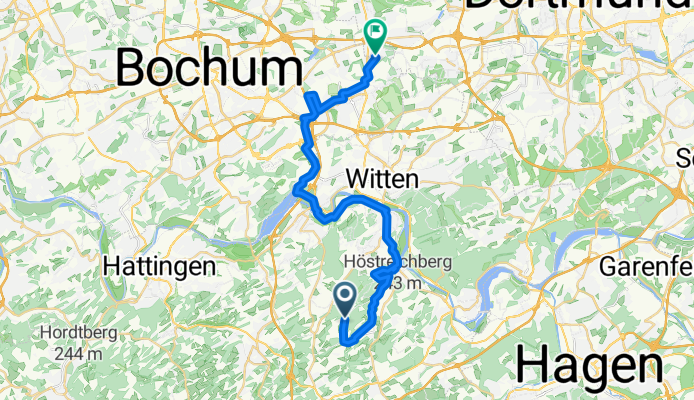 In der Ratelbecke, Wetter (Ruhr) nach Finkenbecke, Bochum