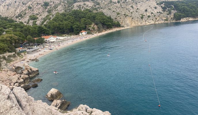 Photo 1 of the Bikemap route "Ulica Vlade Tomašića, Krk až Ulica Velebitska, Baška"