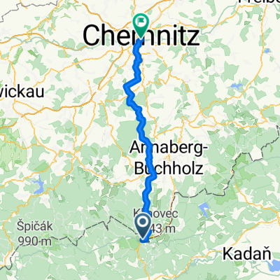 North Trail, Gottesgab nach Markt, Chemnitz