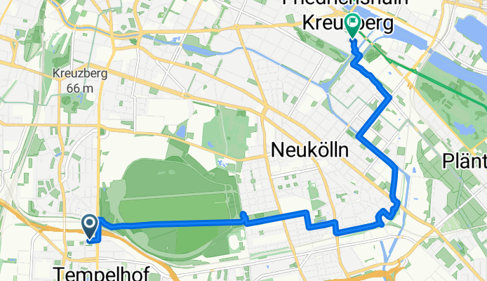 Borussiastraße, Berlin nach Wrangelstraße, Berlin