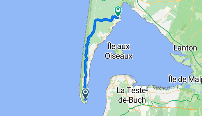 Avenue Est, Lège-Cap-Ferret à Route des Pastourelles, Lège-Cap-Ferret