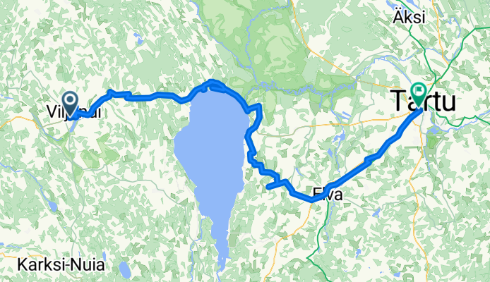 Vaksali tänav to Tartu