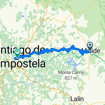 Camino dzień 11 Rúa San Antonio do Rúa de Belvís