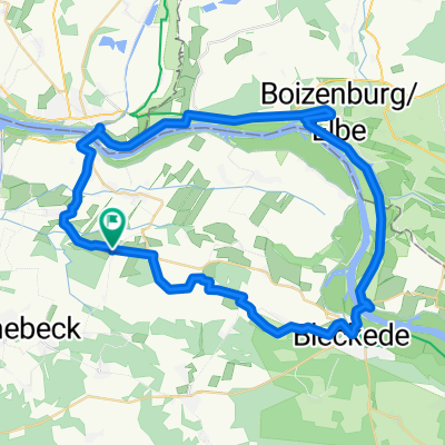 Elbe Lauenburg &lt;-&gt; Bleckede