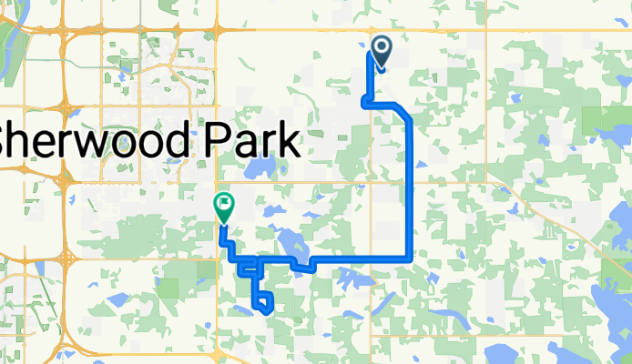 Cresthaven Grove, Strathcona County to Sherwood Pl, Strathcona County