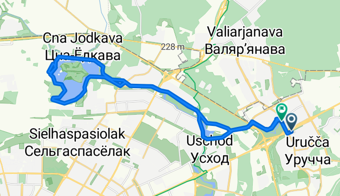 маршрут из улица Руссиянова