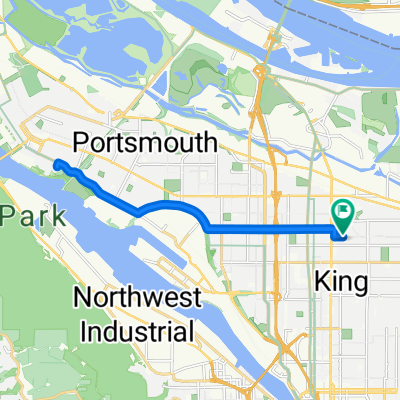 NE Ashley St, Portland to NE Ashley St, Portland