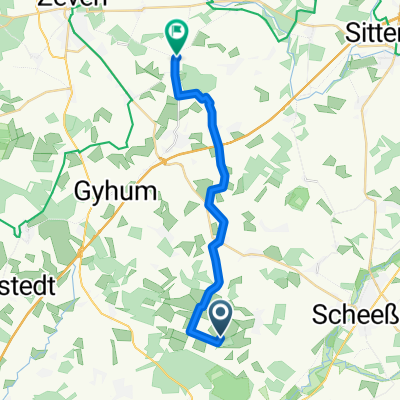 Emmen, Scheeßel nach Zevener Straße, Elsdorf