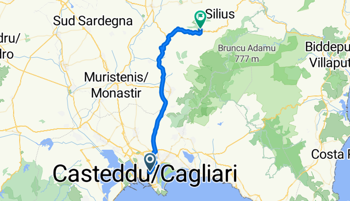 Da Cagliari a San Basilio