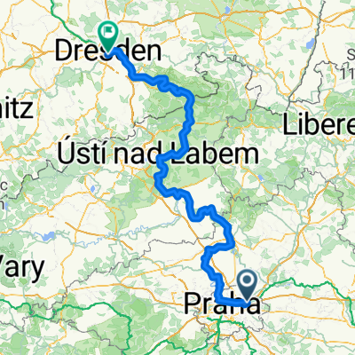 Jíchova, Praha 14 do Dr.-Külz-Ring, Drážďany