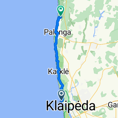 Vėtros g., Klaipėda to Vaivorykštės g., Palanga