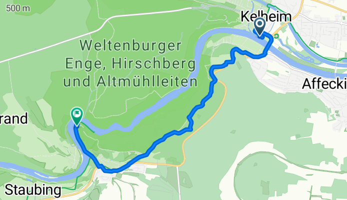 Kehlheim Anlegestelle 1 nach Kloster Weltenburg