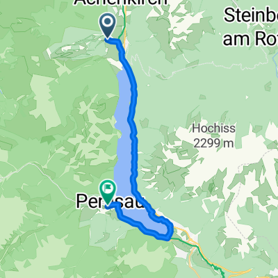 Am Waldweg, Achenkirch nach Kirchstraße, Eben am Achensee