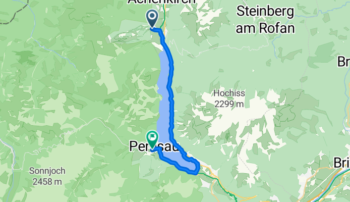 Am Waldweg, Achenkirch nach Kirchstraße, Eben am Achensee