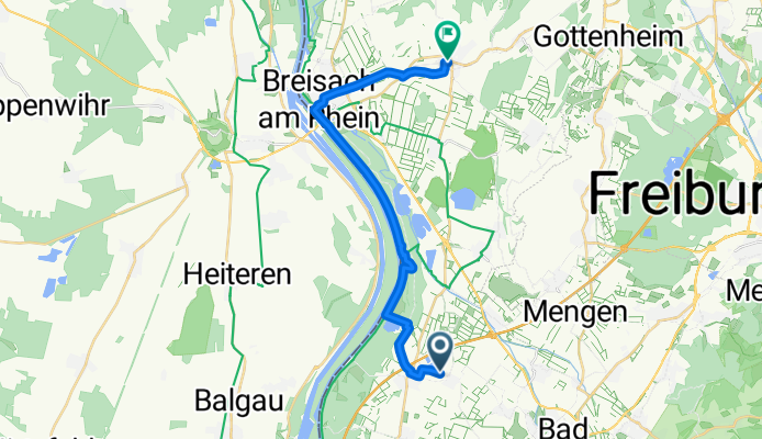 Zum Bohrerhof, Hartheim am Rhein nach Wasenweilerstraße, Ihringen