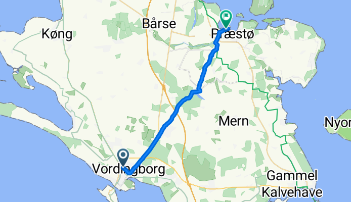 Importierte Route