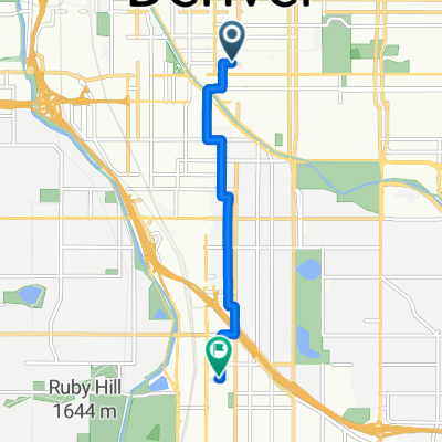 E Ninth Ave, Denver to S Broadway, Denver