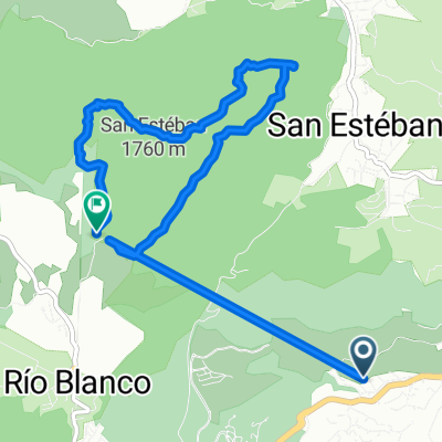 Ruta desde Retorno de Los Robles