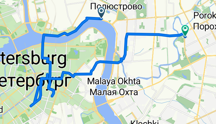 Феодосийская улица, Санкт-Петербург до улица Передовиков, Санкт-Петербург