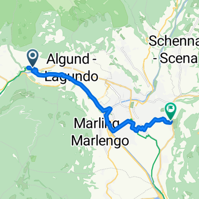 Route zu P1 Schloss Trauttmansdorff - P1 Castel Trauttmansdorff