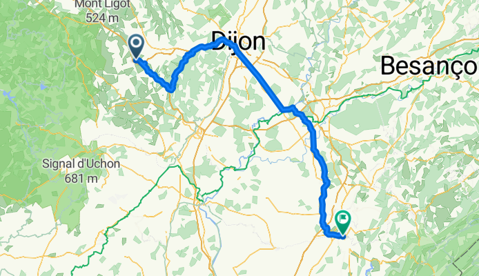 Pouilly-en-Auxois - Lons-le-Saunier