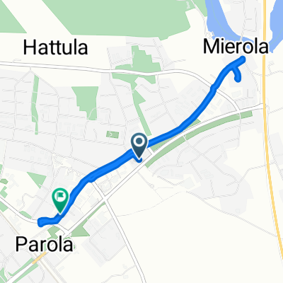 Juteinintie, Parola do Merventie, Parola