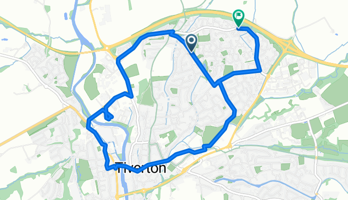 Fairby Close, Tiverton to Jasmine Close, Tiverton