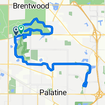 Pendelton Ct, Palatine to Pendelton Ct, Palatine