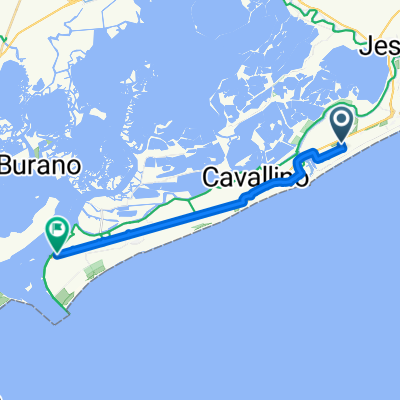 Via Luigi Ceolotto, Jesolo a Lungomare San Felice, Cavallino-Treporti