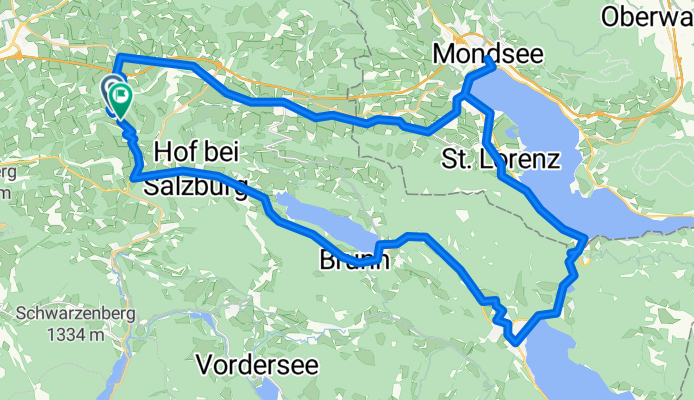 Oberplainfeld nach Marktplatz