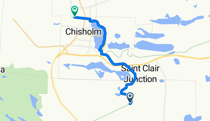 Hibbing to Seventh St NW, Chisholm