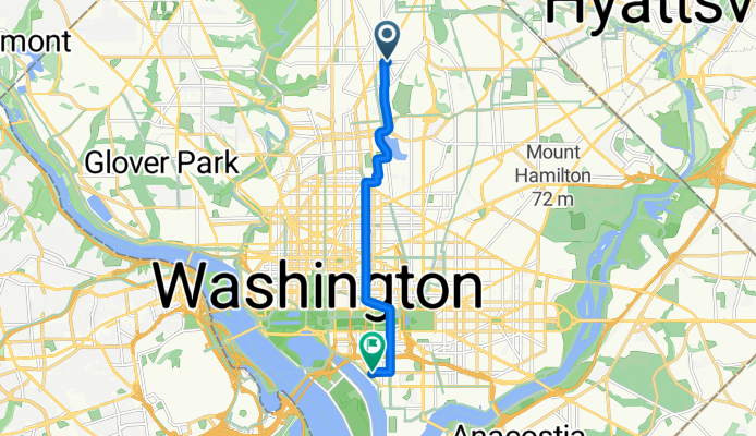 Fourth St NW, Washington to Wharf St SW, Washington