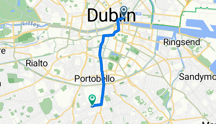 Talbot St, Dublin 1 to Grosvenor Lodge, Dublin 6