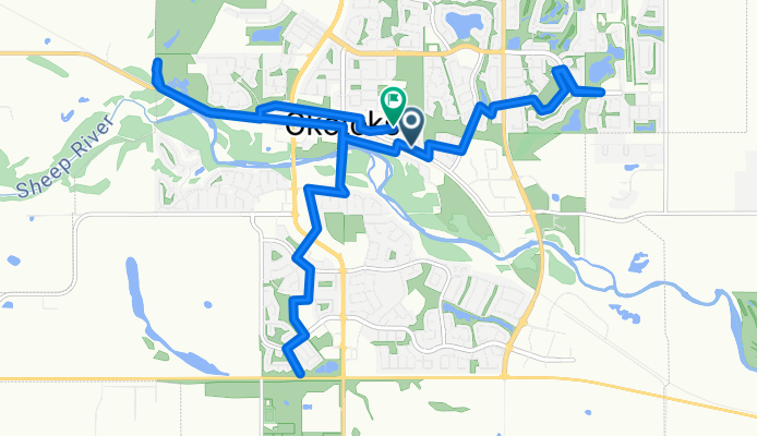 Okotoks Bike Path Ride