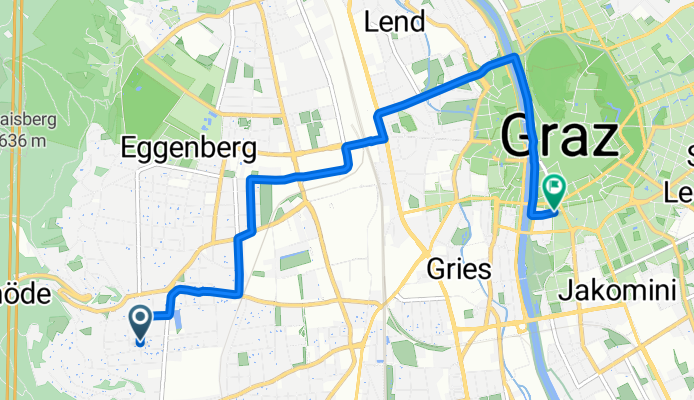 Josef-Posch-Straße, Graz nach Keesgasse, Graz
