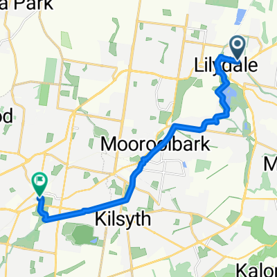 Towers Rd, Lilydale to Main St, Croydon