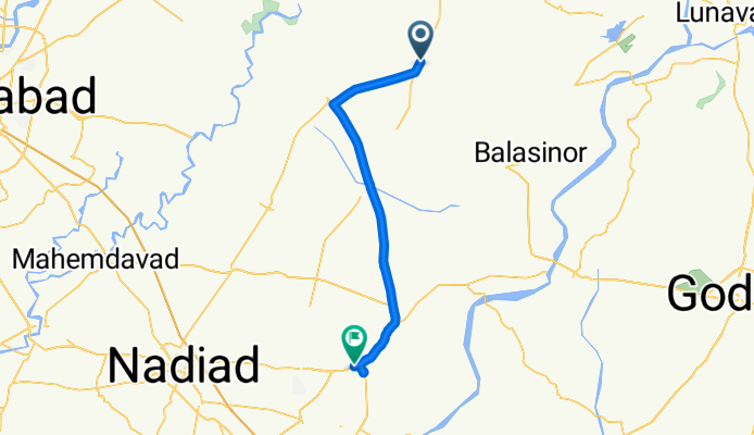 Gujarat State Highway to Nadiad - Dakor Road