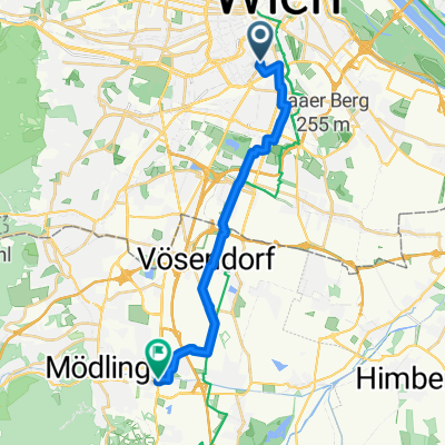 48.188, 16.363 nach 48.081, 16.312
