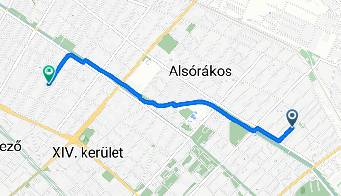 Kalauz utca, Budapest - Kerékgyártó utca, Budapest