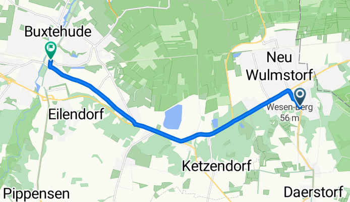 Bromberger Straße, Neu Wulmstorf nach Hansestraße, Buxtehude