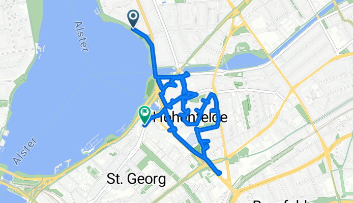 Schöne Aussicht, Hamburg nach Sechslingspforte, Hamburg