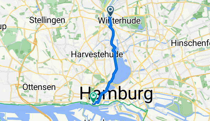 Entspannte Route