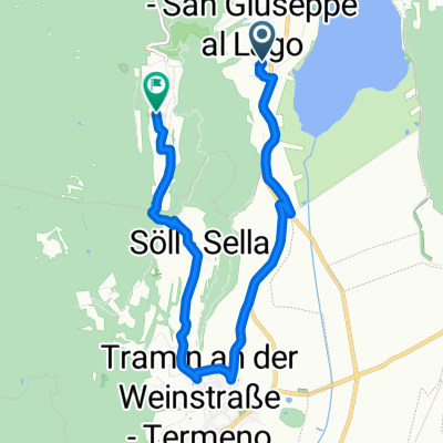 Sankt Josef am See, Kaltern an der Weinstraße nach Strada Castelvecchio, Kaltern an der Weinstraße