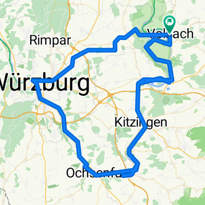 Route zu Volkach