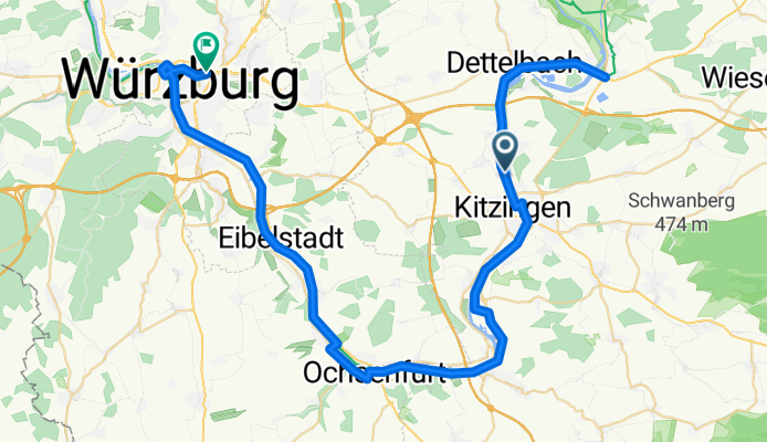 Buchbrunn - Würzburg